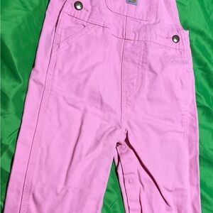 Pink Kids Overalls